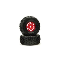 Arrma dBoots Fortress Tyre, Red, 2 Pieces, Mojave