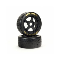 Arrma Dboots Hoons 42/100 2.9 Gold Belted 5-Spoke Wheels and Tyres