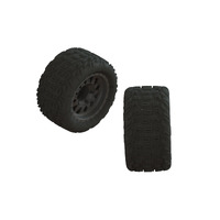 Arrma 1/10 dB Katar MT Pre-Mounted Tire, 2pcs, AR550091