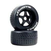 Arrma dBoots Hoons 53/100 2.9 White Tire Set on 5 Spoke Wheels, 2pcs