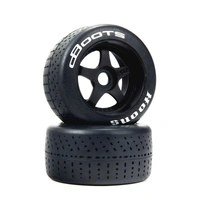 Arrma dBoots Hoons 53/100 2.9 Silver Tire Set on 5 Spoke Wheels, 2pcs