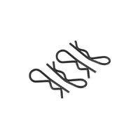 Arrma Body Clip Large Bent (4), AR320335