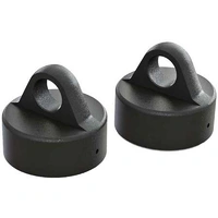 Arrma Shock Cap Aluminum Black 6S (2), AR330491