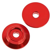 Arrma Wing Button Aluminum Red (2), AR320215