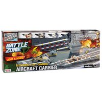 Battle Zone 31in Electronic Aircraft Carrier with 4 Diecast Fighters