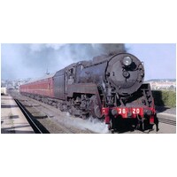 Australian Railway Models HO C38 Class 4-6-2 ‘Pacific’ Express Passenger Locomotive #3820 Black with Red Lining Colour Scheme.