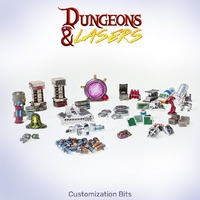 Dungeons & Lasers - Expansion Sets: Sci-Fi Customization bits