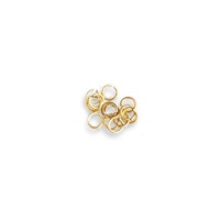 Artesania Brass Rings 4.0mm (100) Wooden Ship Accessory [08619]