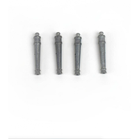 Artesania Cannon 6mm x 35mm Brass (4) Wooden Ship Accessory [8639]