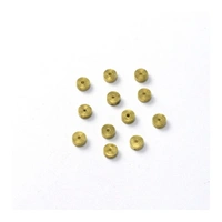 Artesania Cannon Wheels 6.5 x 2.5mm Brass (12) Wooden Ship Accessory [8646]