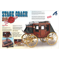 Artesania 1/10 Stage Coach 1848 Wooden Model Kit20340