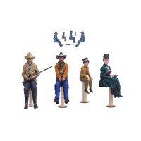 Artesania 1/12 4 Resin Figure Set for Stage Coach