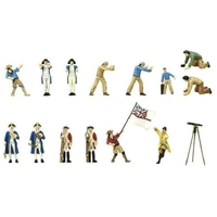 Artesania HMS Endeavour's Metal Figurines (set of 10) Metal Ship Accessory [22520F]