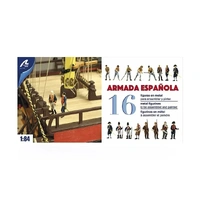 Artesania Set of 16 Spanish Armarda Figurines & Photo-etched Accessories for Santisima Trinidad
