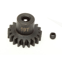Team Associated Steel Pinion Gear, 19T, Mod 1, 5 mm shaft