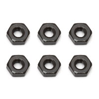 Team Associated Nuts, M3, black steel