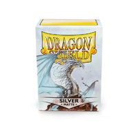 Sleeves - Dragon Shield - Box 100 - Silver MATTE