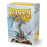 Sleeves - Dragon Shield - Box 100 - Silver MATTE
