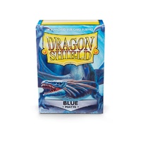 Sleeves - Dragon Shield - Box 100 - Clear Blue MATTE