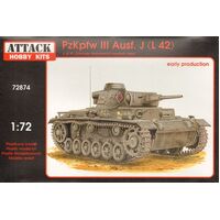 Attack Kits 1/72 Pz.Kpfw.III Ausf.J./ L42 Early production Plastic Model Kit