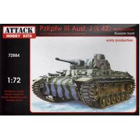 Attack Kits 1/72 Pz.Kpfw.III Ausf.J (L 42) Winterketten Soviet Front Early prod. Plastic Model Kit