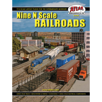 Atlas Nine N Scale Railroads Layout Plan Book ATL0007