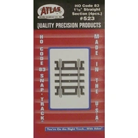 Atlas HO 1.2" Straights (4)
