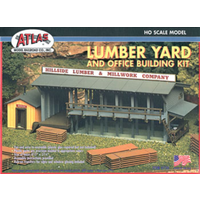 Atlas HO Lumber Yard & Office Kit ATL0750