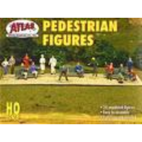 Atlas HO Unpainted Figures 24 Pedestrians ATL0793