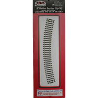 Atlas HO Set Track 18 Radius 6pkt ATL0833