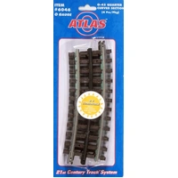 Atlas O 3-Rail O-45 1/4 Curve Track