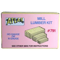 Atlas HO Stacked Mill Lumber ATL791