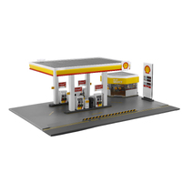 Tiny City 1/64 Shell Hong Kong Petrol Station Playset