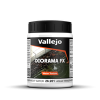 Vallejo Diorama FX Water Textures Transparent water (Colourless) 200ml