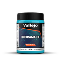 Vallejo Diorama FX Water Textures Mediterranean Blue 200ml