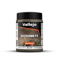 Vallejo Diorama FX Earth Textures Dark Earth 200ml