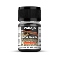 Vallejo Diorama FX Landscape Textures Vulcan Black 35ml