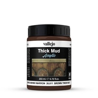 Vallejo 26811 Diorama Effects Brown Thick Mud 200ml