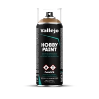 Vallejo Aerosol Leather Brown 400ml Hobby Spray Paint