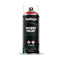 Vallejo Aerosol Scarlet Red 400ml Hobby Spray Paint