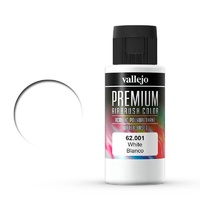 Vallejo 62001 Premium Colour White 60 ml Acrylic Airbrush Paint