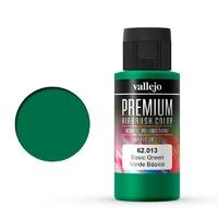 Vallejo 62013 Premium Colour Basic Green 60 ml Acrylic Airbrush Paint