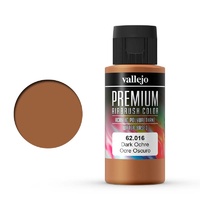 Vallejo 62016 Premium Colour Dark Ochre 60 ml Acrylic Airbrush Paint