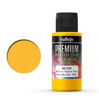Vallejo Premium Colour Fluorescent Gondel Yellow 60 ml Acrylic Airbrush Paint