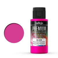 Vallejo Premium Colour Fluorescent Magenta 60 ml Acrylic Airbrush Paint