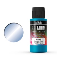 Vallejo 62046 Premium Colour Metallic Blue 60 ml Acrylic Airbrush Paint