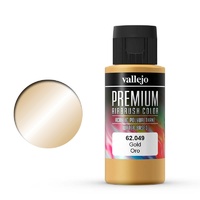 Vallejo 62049 Premium Colour Gold 60 ml Acrylic Airbrush Paint