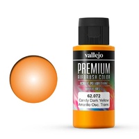 Vallejo Premium Colour Candy Dark Yellow 60 ml Acrylic Airbrush Paint