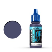 Vallejo 69013 Mecha Colour Titan Blue 17ml Acrylic Airbrush Paint