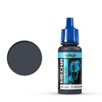 Vallejo 69022 Mecha Colour Titan Dark Blue 17ml Acrylic Airbrush Paint